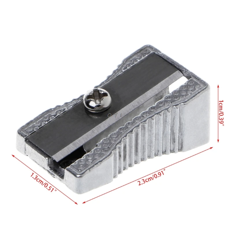 Metal Bevelled Single Hole Pencil Sharpener School Office Sharpener Stationery thumbnail 6