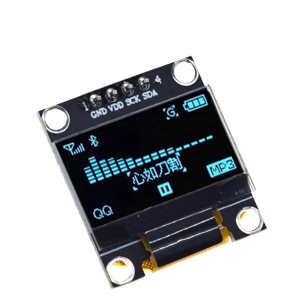 TZT ROHS Certification 0.96 inch oled IIC Serial White OLED Display Module 128X64 I2C SSD1306 12864 LCD Screen Board For Arduino thumbnail 3
