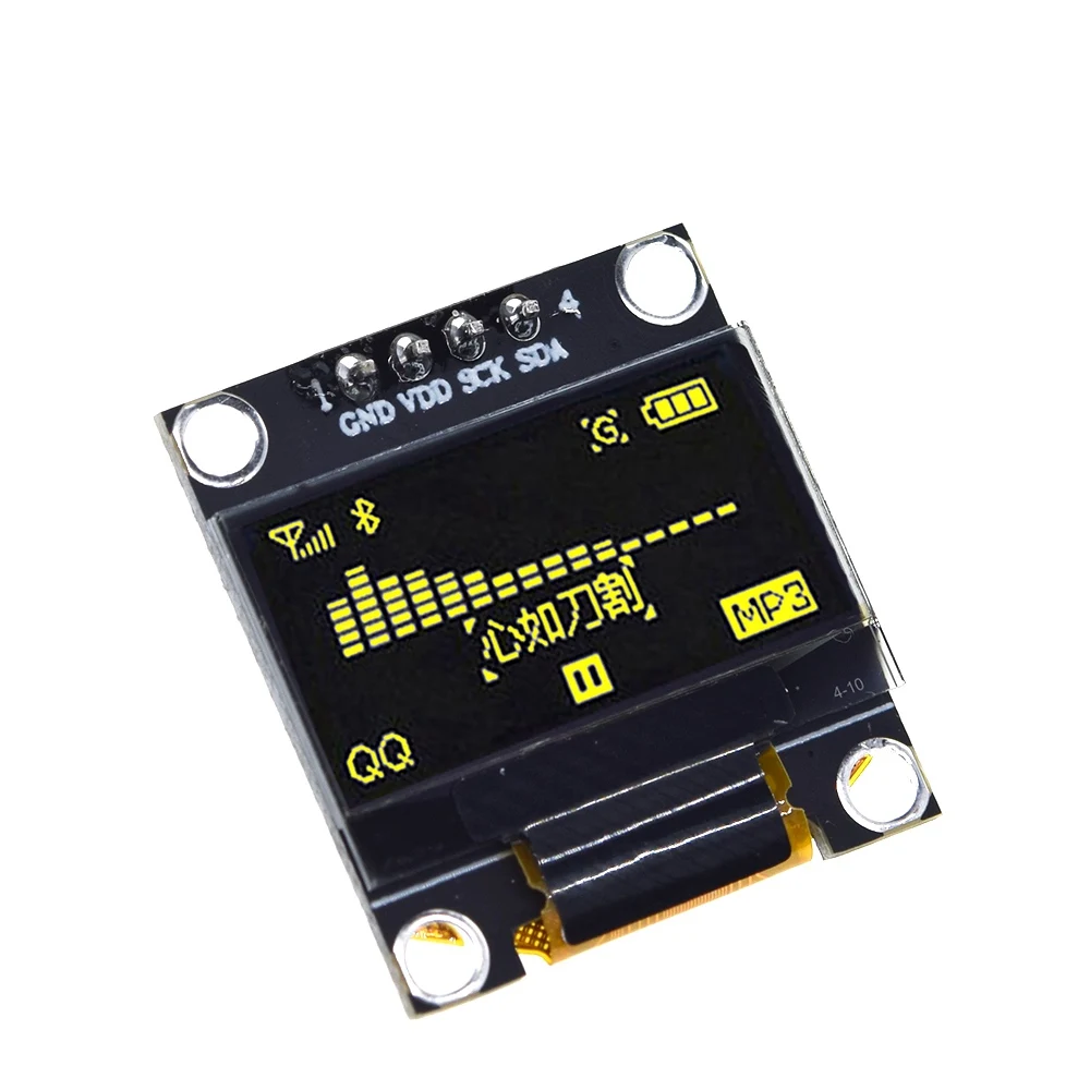 TZT ROHS Certification 0.96 inch oled IIC Serial White OLED Display Module 128X64 I2C SSD1306 12864 LCD Screen Board For Arduino thumbnail 5