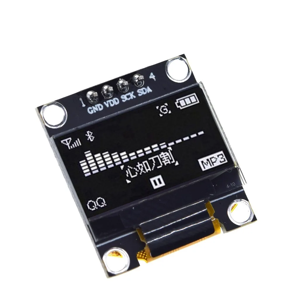 TZT ROHS Certification 0.96 inch oled IIC Serial White OLED Display Module 128X64 I2C SSD1306 12864 LCD Screen Board For Arduino thumbnail 4