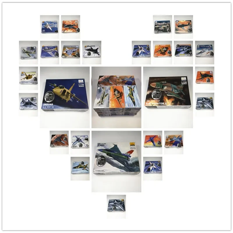 1: 144 Fighter Military Plastic Assembly Aircraft Model 25 Kinds to Choose thumbnail 2