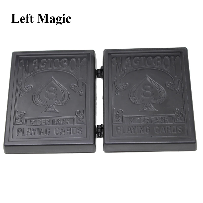 Surprise Restore Box Magic Tricks Black Plastic Box Broken Paper Card Case Close-Up Magic Tricks Props Toys For Children Adult thumbnail 4