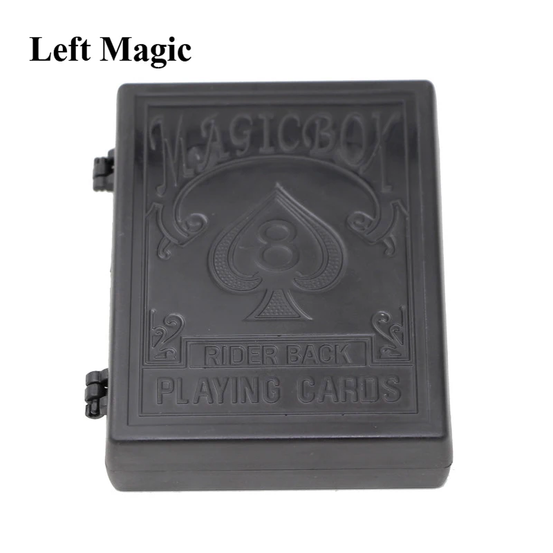 Surprise Restore Box Magic Tricks Black Plastic Box Broken Paper Card Case Close-Up Magic Tricks Props Toys For Children Adult thumbnail 2