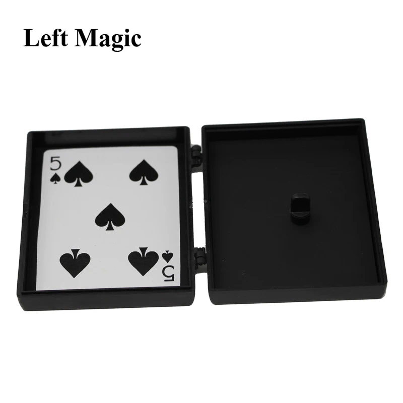 Surprise Restore Box Magic Tricks Black Plastic Box Broken Paper Card Case Close-Up Magic Tricks Props Toys For Children Adult thumbnail 6