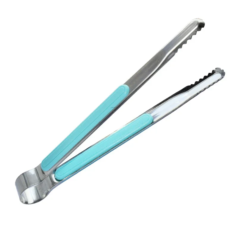Stainless Steel Kitchen Tongs Small Barbecue Grill Cooking Tongs BBQ Meat Salad Food Tongs Clamp Ice Tongs Clip Kitchen Utensils thumbnail 3
