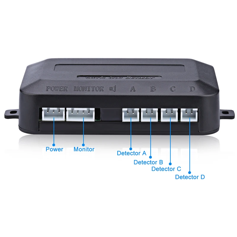 Car Parktronic LED Parking Sensor Kit Backlight Display with Switch Reverse Backup Monitor Detector System With 4 Sensors thumbnail 4