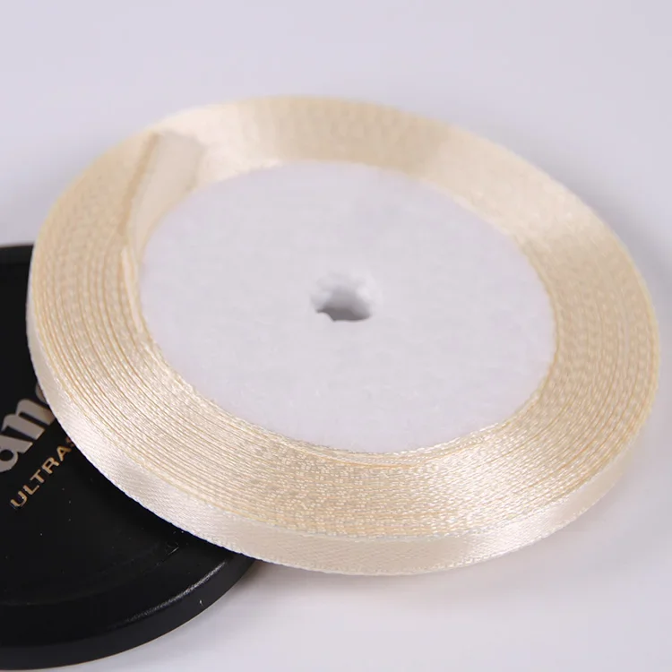 22 Meters/Roll 6mm Silk Satin Ribbons Christmas Halloween Birthday Party Gift Wrapping Ribbons DIY Handmade Crafts Material thumbnail 3