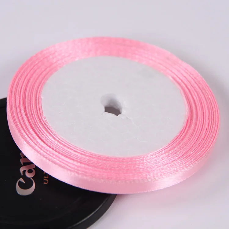 22 Meters/Roll 6mm Silk Satin Ribbons Christmas Halloween Birthday Party Gift Wrapping Ribbons DIY Handmade Crafts Material thumbnail 4
