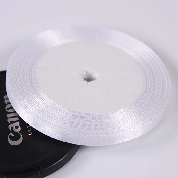 22 Meters/Roll 6mm Silk Satin Ribbons Christmas Halloween Birthday Party Gift Wrapping Ribbons DIY Handmade Crafts Material thumbnail 2
