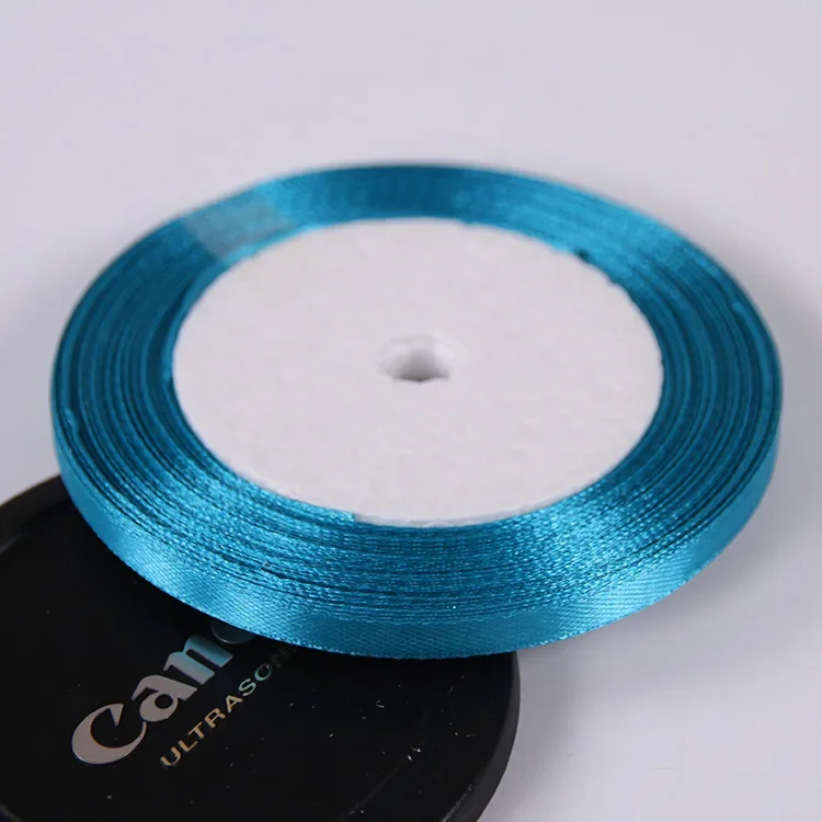 22 Meters/Roll 6mm Silk Satin Ribbons Christmas Halloween Birthday Party Gift Wrapping Ribbons DIY Handmade Crafts Material thumbnail 5