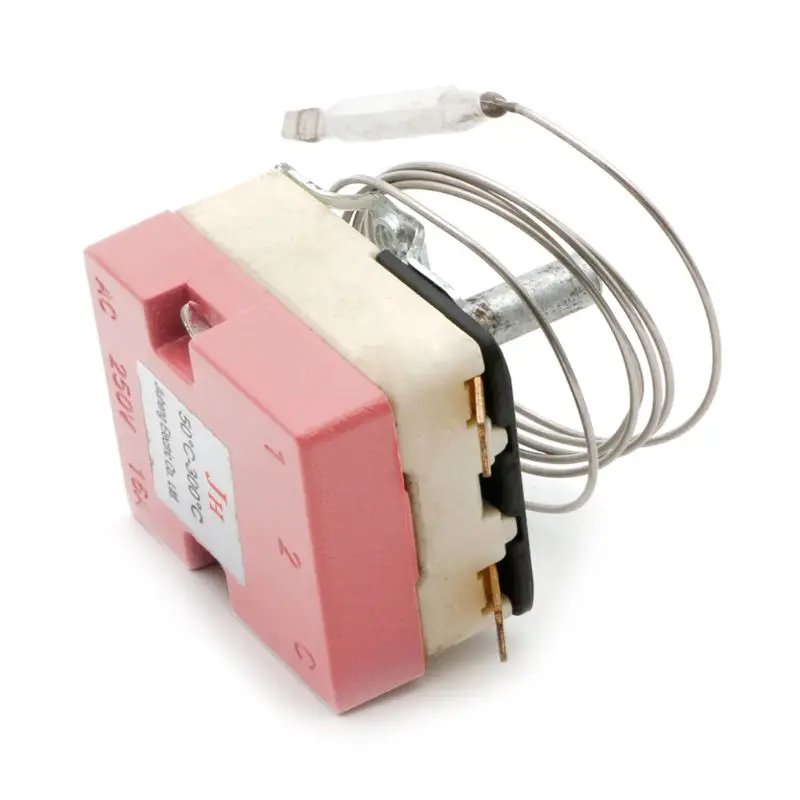 2021 New 50-300℃ Dial Thermostat Temperature Control Switch For Electric Oven AC 220V 16A thumbnail 4