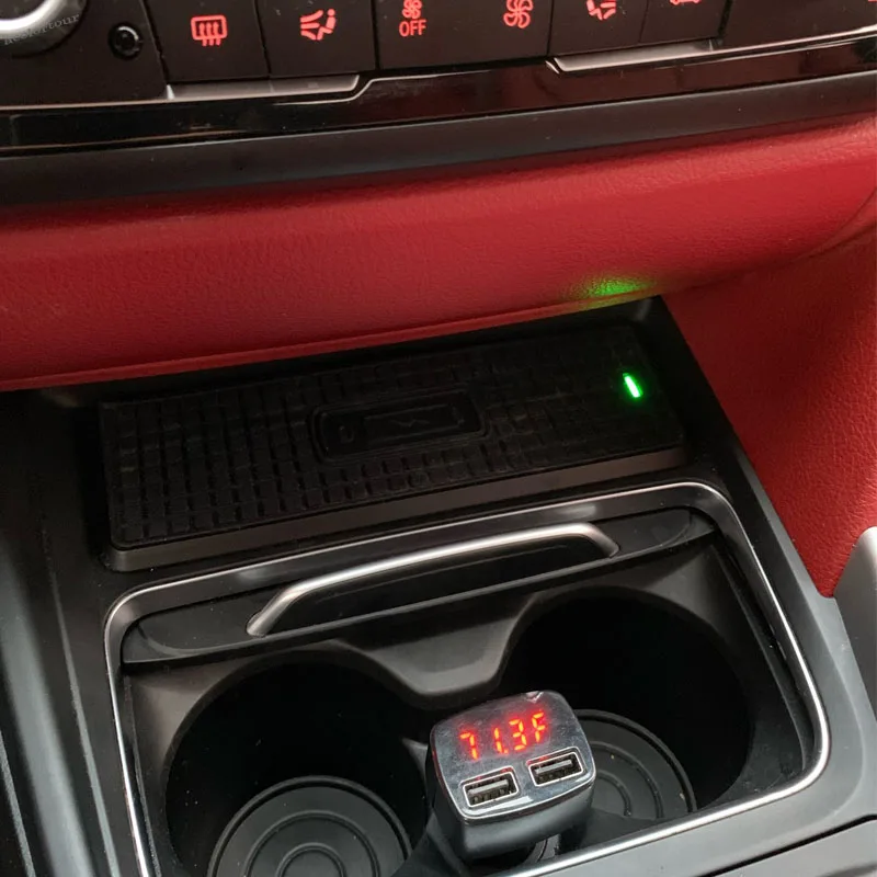Car Center console wireless charger For BMW 3 4 series F30 F31 F33 F35 F34 F32 F36 M4 F82 phone holder charging Pad fast charge thumbnail 2