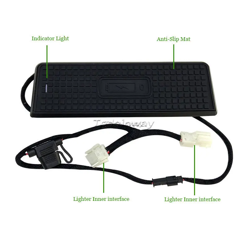 Car Center console wireless charger For BMW 3 4 series F30 F31 F33 F35 F34 F32 F36 M4 F82 phone holder charging Pad fast charge thumbnail 3