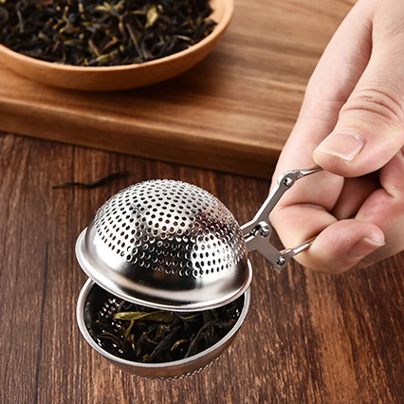 Tea Strainer Stainless Steel Tea Infuser Mesh Tea Ball Infuser Filter Reusable Loose Leaf Strainer Bag Brew Herb Tea Accessories thumbnail 4