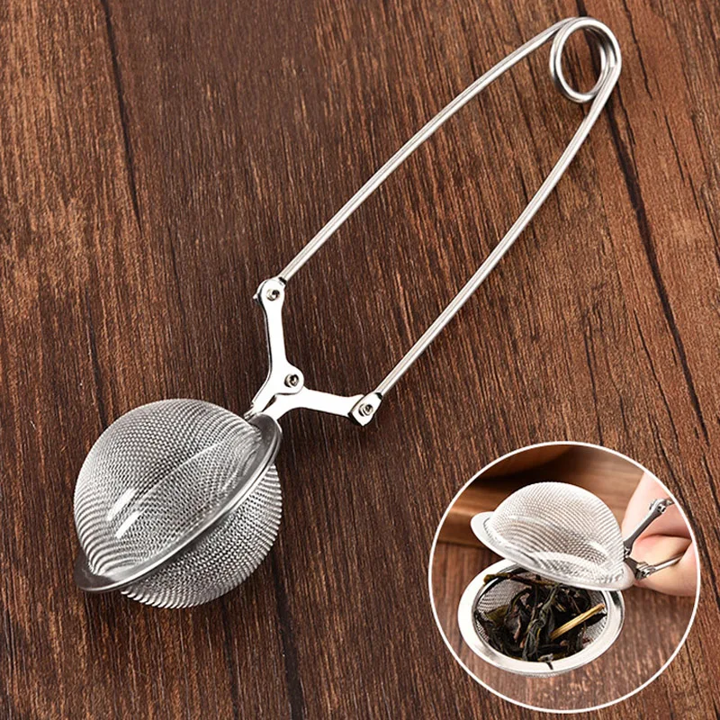 Tea Strainer Stainless Steel Tea Infuser Mesh Tea Ball Infuser Filter Reusable Loose Leaf Strainer Bag Brew Herb Tea Accessories thumbnail 6