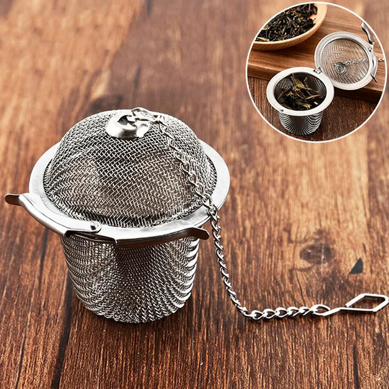 Tea Strainer Stainless Steel Tea Infuser Mesh Tea Ball Infuser Filter Reusable Loose Leaf Strainer Bag Brew Herb Tea Accessories thumbnail 5