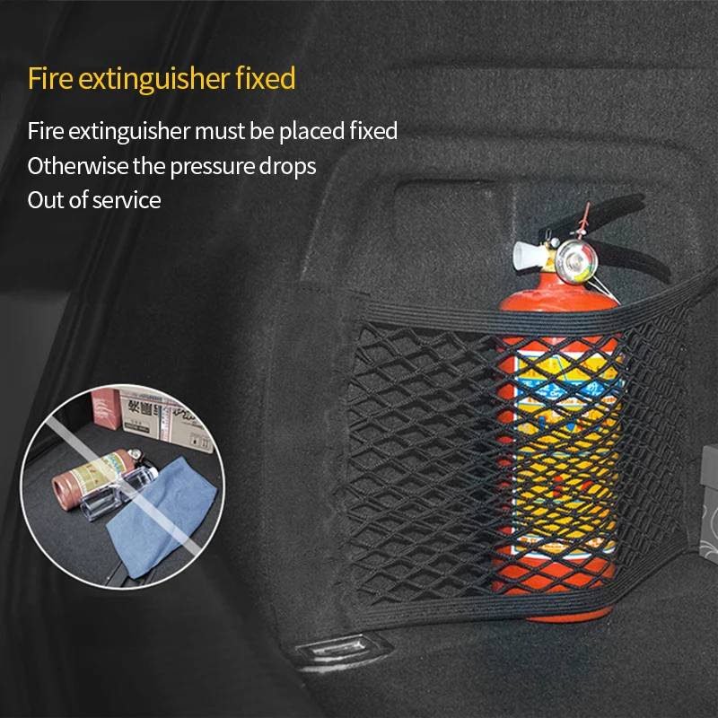 Car Accessories Organizer Car Trunk Net Nylon SUV Auto Cargo Storage Mesh Holder Universal Automotive Luggage Bag Travel Pockets thumbnail 4