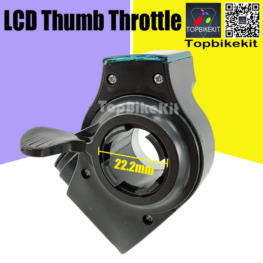 12V 24V 36V 48V 60V 72V ebike Bike Thumb Throttle with Lock/3Speed Switch  LCD Display Gas for Electric Bicycle/Scooter/E-Bike thumbnail 6