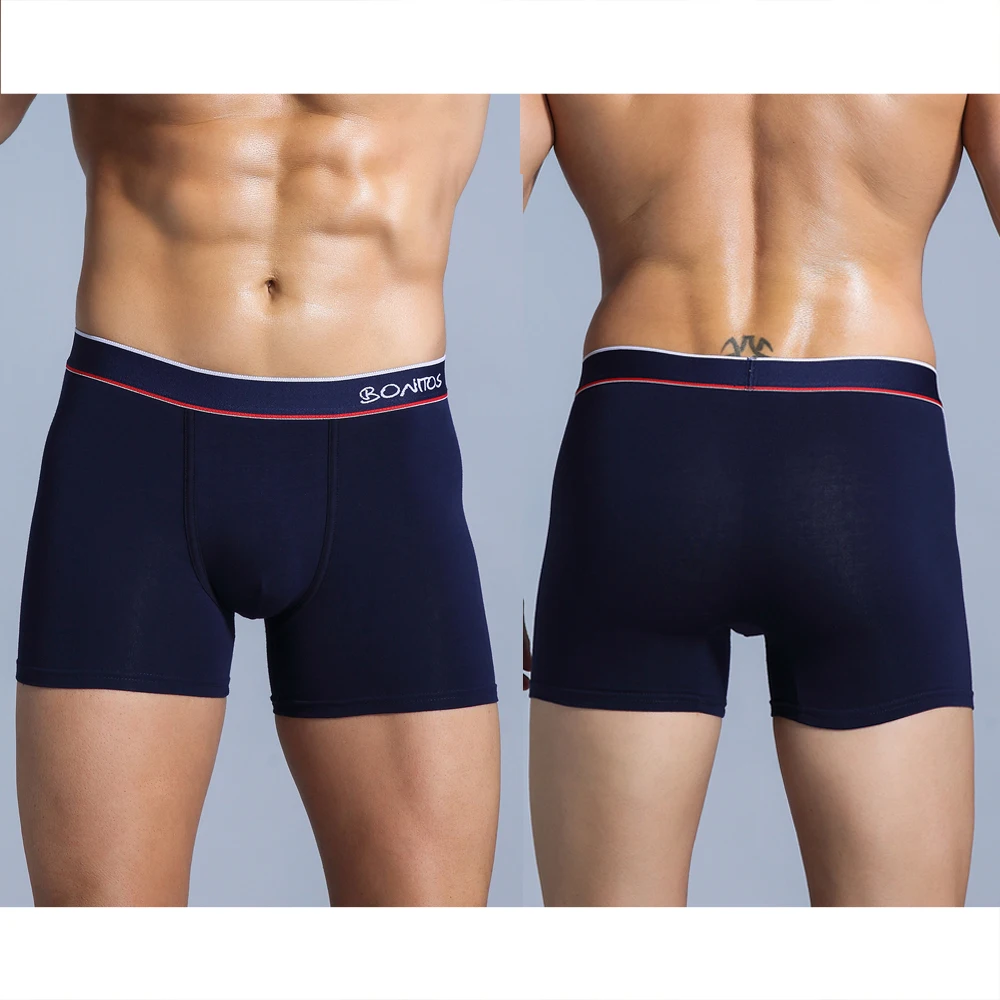 4pcs Boxer Shorts Men's Panties Homme Underpants Boxershorts Underwear for Man Cotton Male Couple Sexy Set Calecon Lot Soft Box thumbnail 6