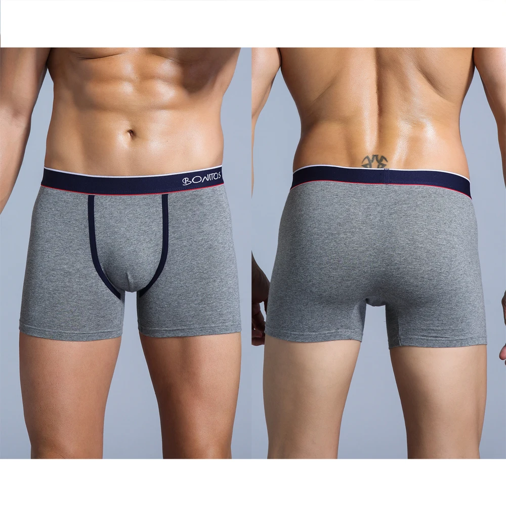 4pcs Boxer Shorts Men's Panties Homme Underpants Boxershorts Underwear for Man Cotton Male Couple Sexy Set Calecon Lot Soft Box thumbnail 5