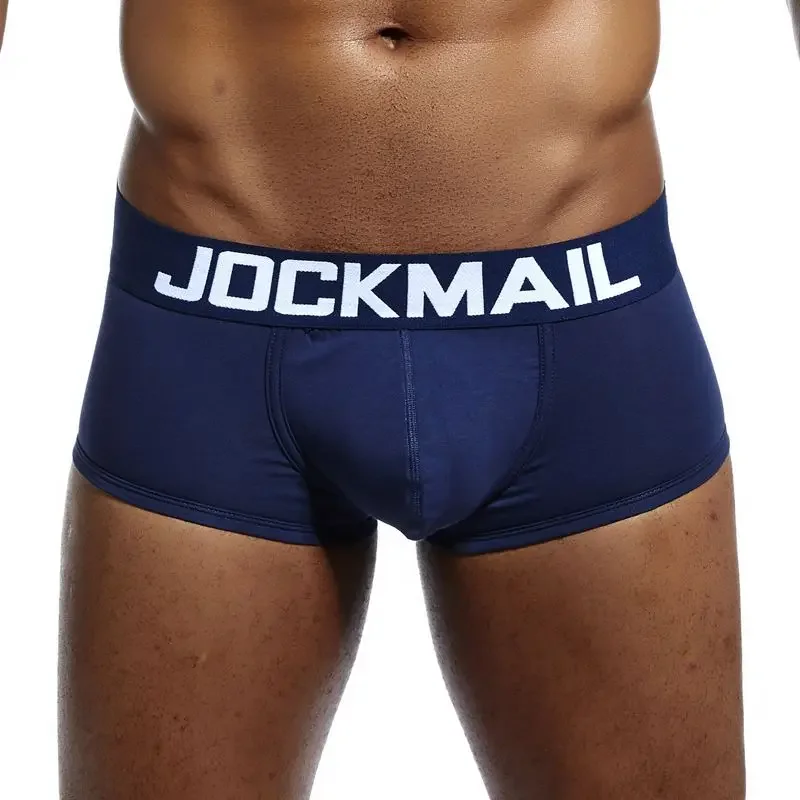 JOCKMAIL 1Pcs/lot Men Underwear Boxers Cotton Cuecas Boxers Men Boxer Homme Boxershorts Men Gay Male Panties calzoncillos thumbnail 5