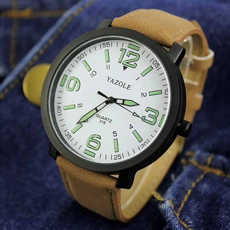 2025 New Large dial Watch Men and Women Large Frame Waterproof Luminous College wind belt Student Watches Wristwatch men thumbnail 6