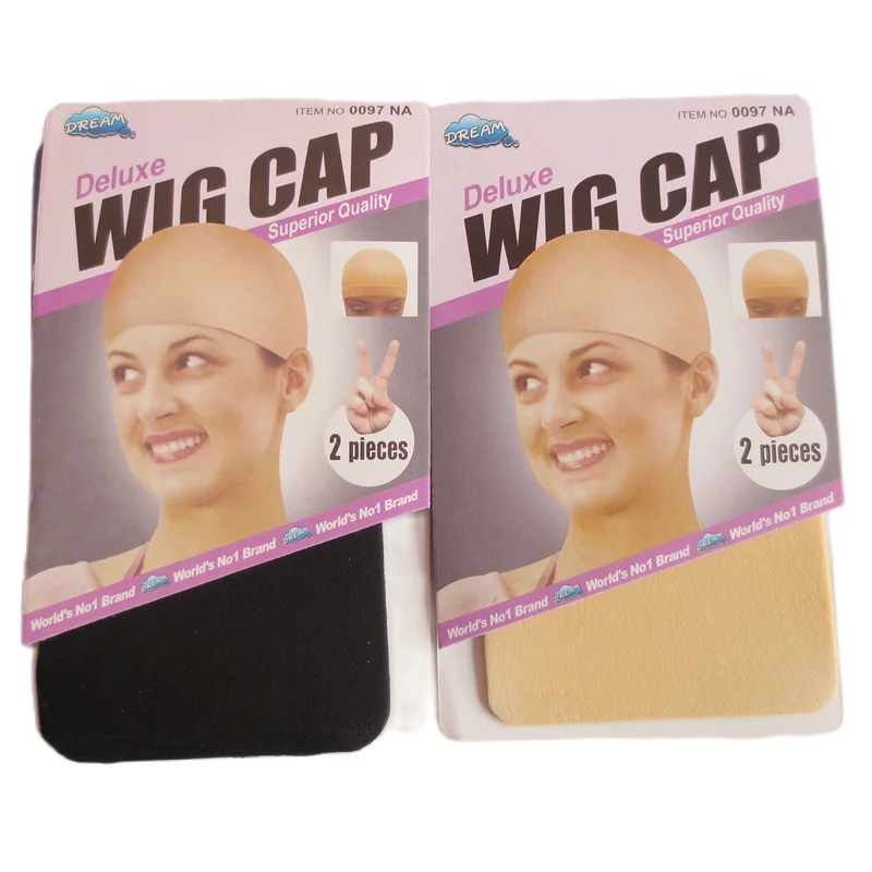 10 pieces Brown Wig Cap Hairnet Hair Mesh Wig Weaving Cap Stretchable Elastic Hair Net 5 color 2 Pieces/PACK thumbnail 2