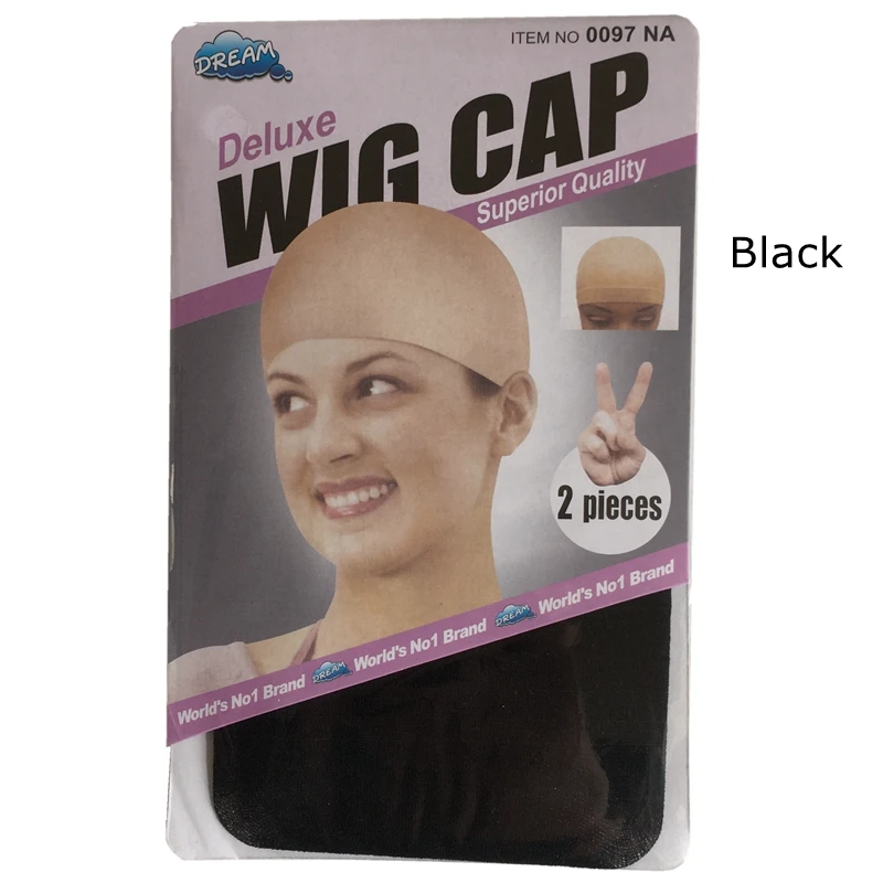 10 pieces Brown Wig Cap Hairnet Hair Mesh Wig Weaving Cap Stretchable Elastic Hair Net 5 color 2 Pieces/PACK thumbnail 5