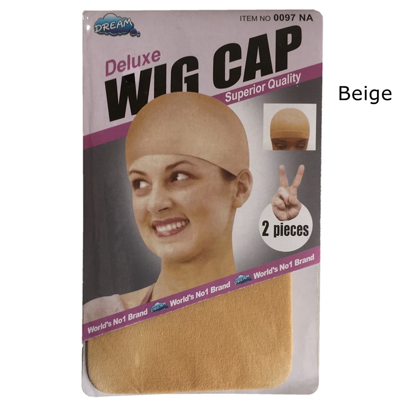 10 pieces Brown Wig Cap Hairnet Hair Mesh Wig Weaving Cap Stretchable Elastic Hair Net 5 color 2 Pieces/PACK thumbnail 3