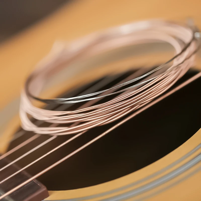 Alice A206SL Acoustic Guitar Single String Phosphor Bronze 11-52 Coated 1pc 1st-6th Replacement Anti-Rust thumbnail 5
