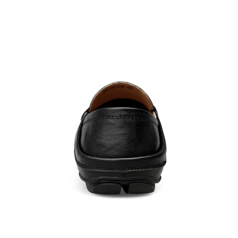 Italian Mens Shoes Casual Luxury Brand Summer Men Loafers Genuine Leather Moccasins Light Breathable Slip on Boat Shoes JKPUDUN thumbnail 3