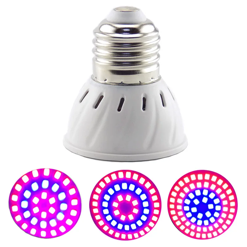 Full Spectrum E27 220V LED Plant Grow Light Bulb Fitolampy Phyto Lamp For Indoor Garden Plants Flower Hydroponics Grow Tent Box