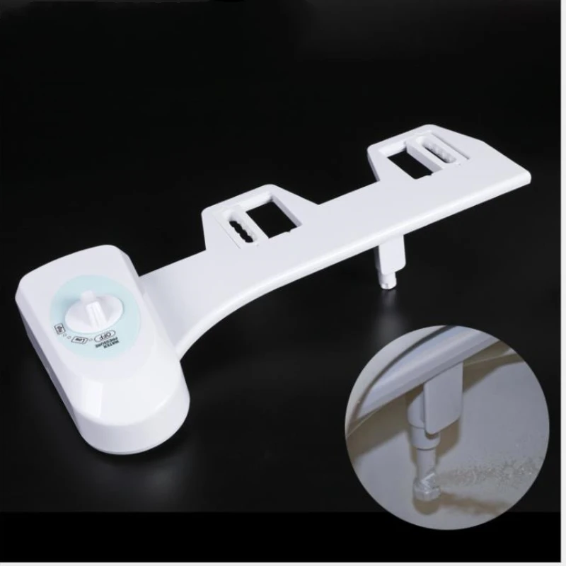 Single Nozzle Bathroom Toilet Seat Bidet Sprayer Cold Water Non-Electric Toilet Sprayer Nozzle Sprinkle thumbnail 2