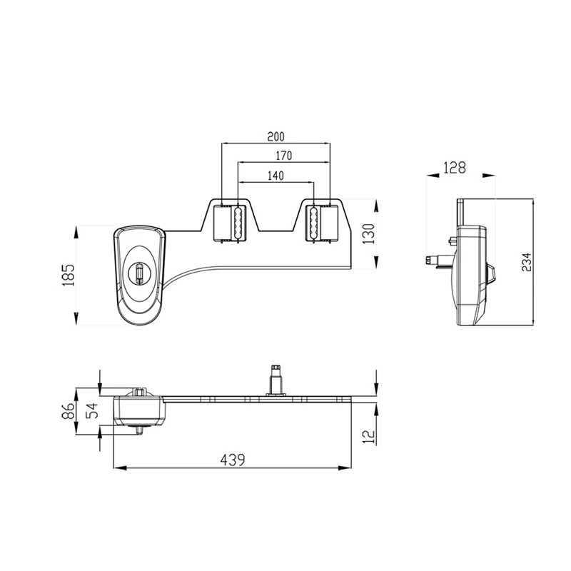 Single Nozzle Bathroom Toilet Seat Bidet Sprayer Cold Water Non-Electric Toilet Sprayer Nozzle Sprinkle thumbnail 6