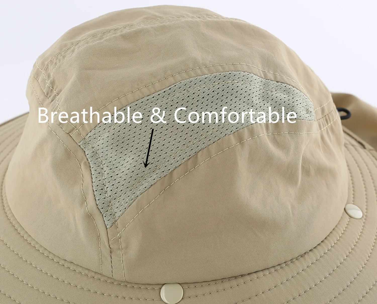 Connectyle Toddler Boys Girls Summer Sun Hat UPF50+ Bucket Hats with Detachable Neck Flap Summer Beach Hat Kids Safari Play Hats thumbnail 3