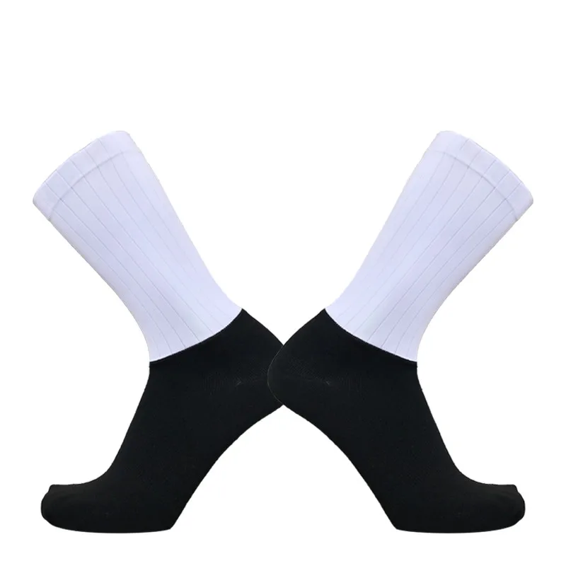 New Summer Breathable Cycling Socks Men Anti Slip Seamless Aero Bike Wearproof Road Calcetines Ciclismo thumbnail 5