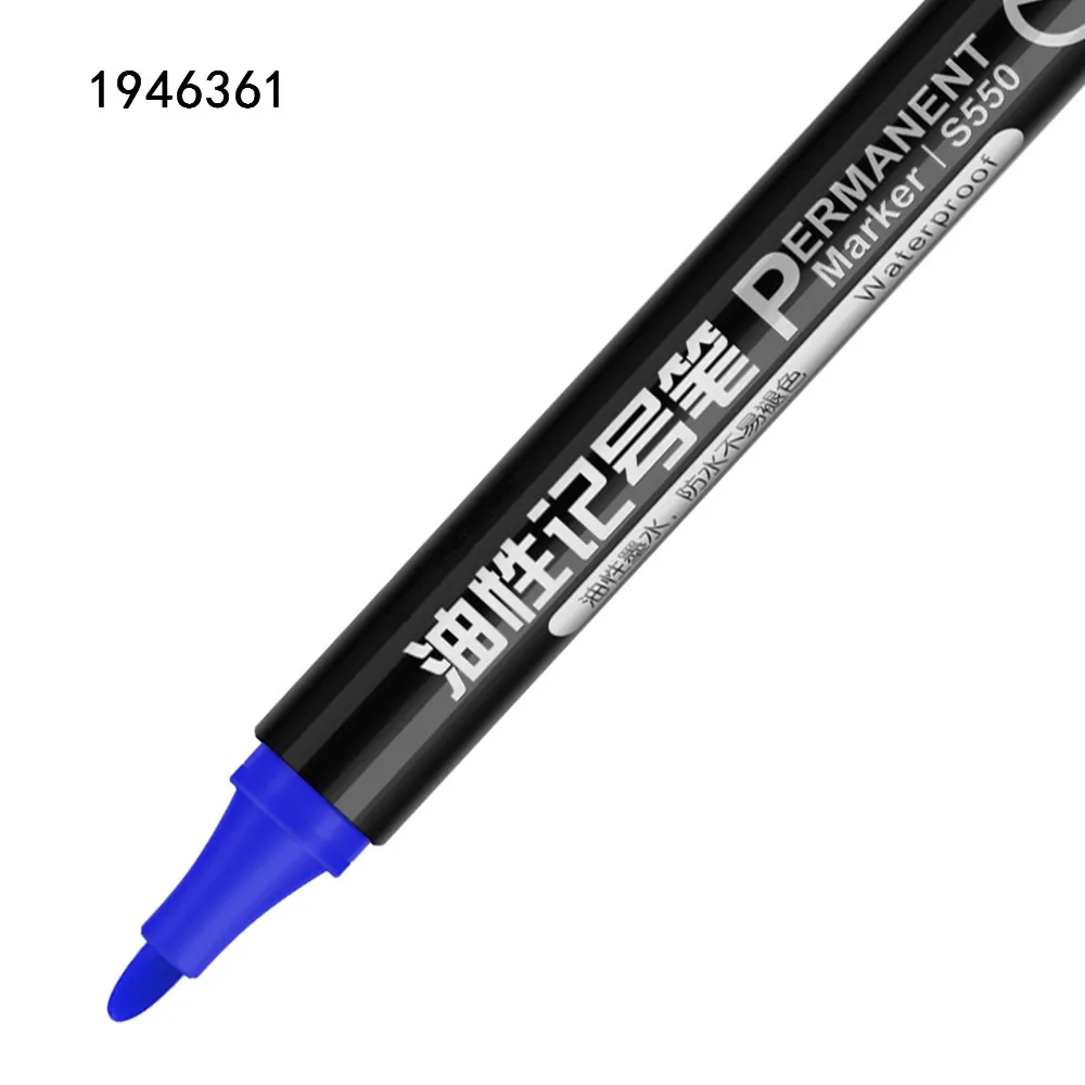 High quality S550 Waterproof ermanent Black blue red office  Art Marker Pens Student school stationery thumbnail 4