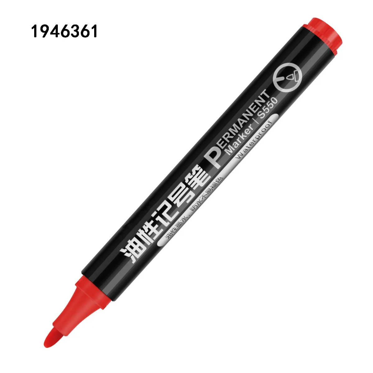 High quality S550 Waterproof ermanent Black blue red office  Art Marker Pens Student school stationery thumbnail 5
