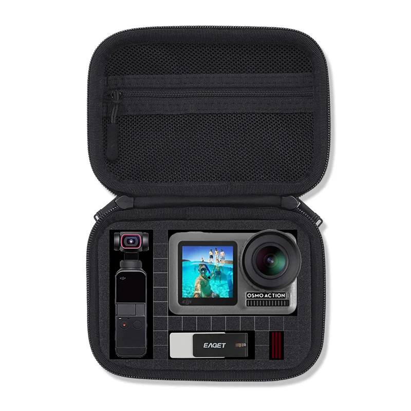 2.5 3.5 inch Shockproof Portable Storage Carry Handheld PTZ Drone Case Desktop mobile power bank hard drive Bag for gopro10/9 thumbnail 2