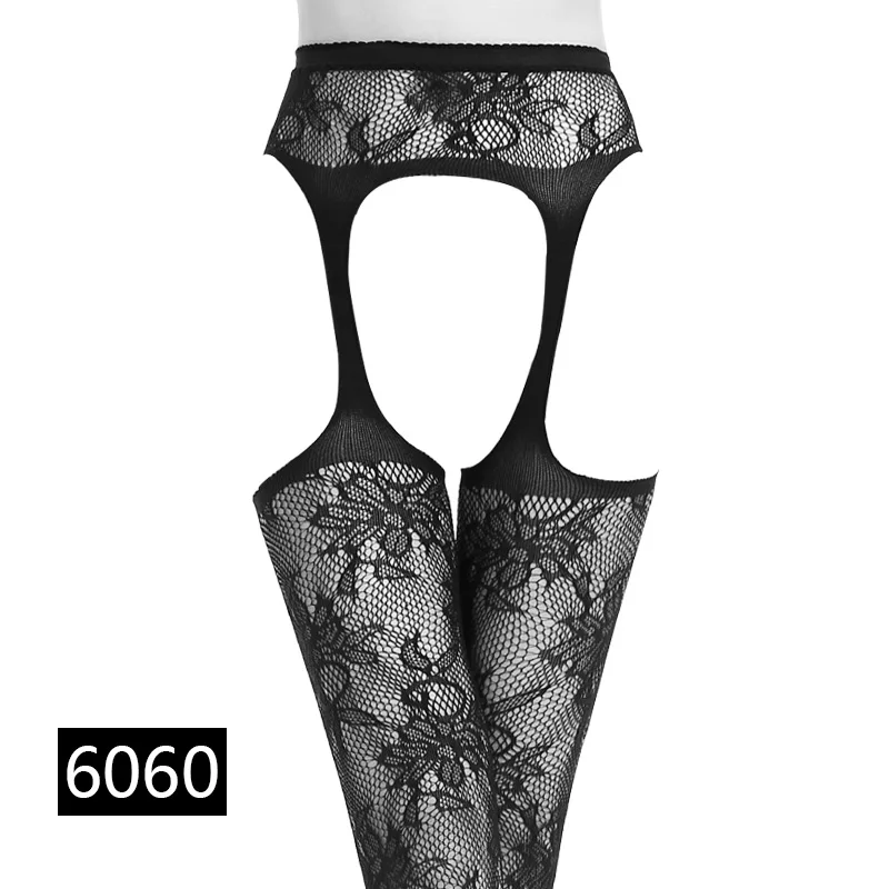 Women Sexy Lingerie Stockings Garter Belt Stripe Elastic Stockings Black Fishnet Stocking Thigh Sheer Tights Pantyhose dropship thumbnail 4