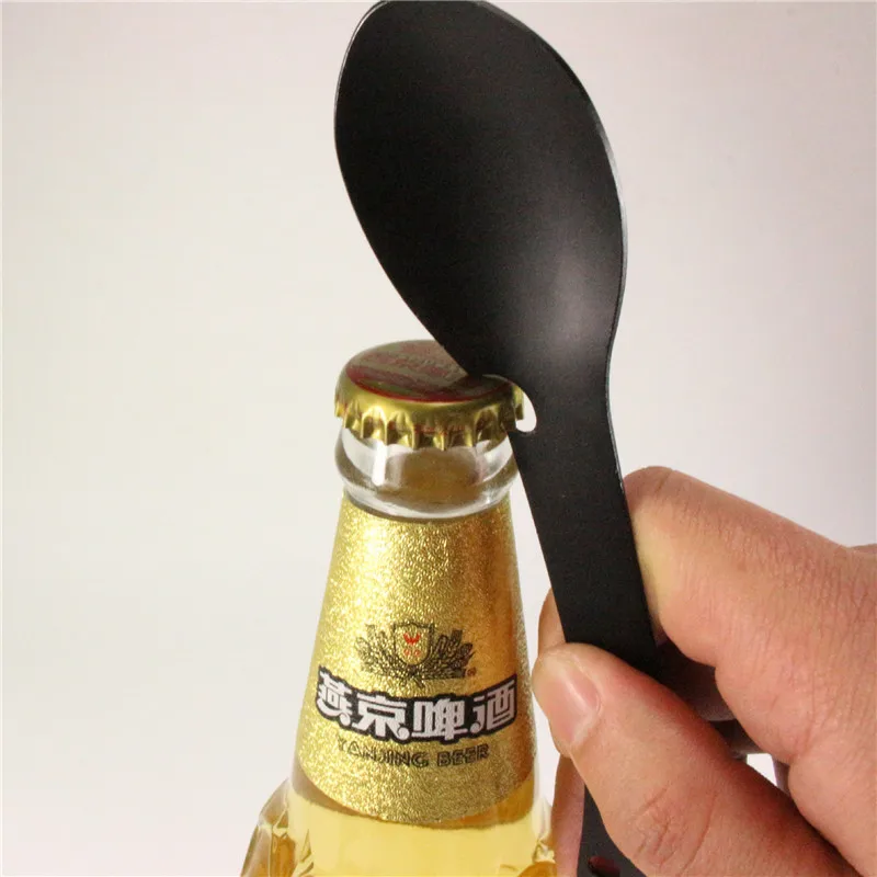 Outdoor Survival Tools 5 in 1 Camping Multi-functional EDC Kit Practical Fork Knife Spoon Bottle/Can Opener thumbnail 3