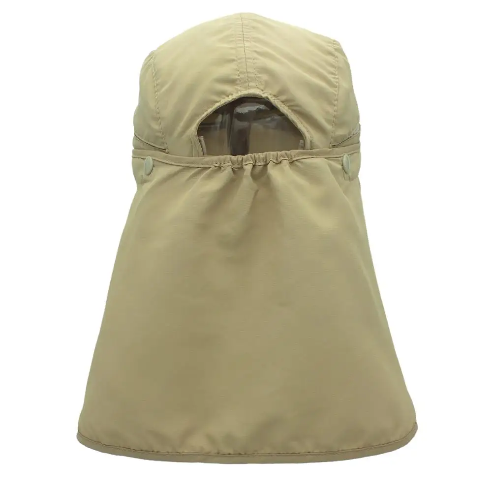 Connectyle Boys Girls Kids Summer UPF 50+ Sun Protection Cap Adjustable Quick Dry  Detachable Fishing Hat with Neck Flap thumbnail 3