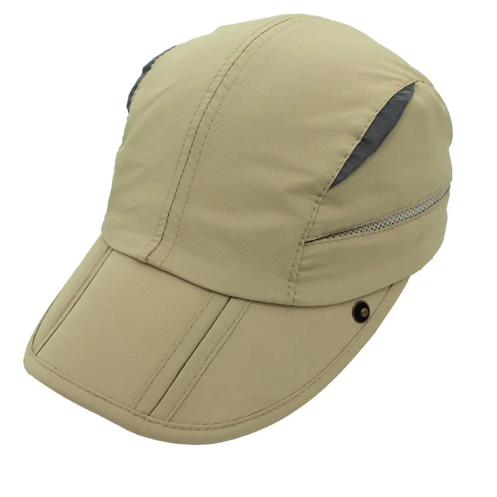Connectyle Boys Girls Kids Summer UPF 50+ Sun Protection Cap Adjustable Quick Dry  Detachable Fishing Hat with Neck Flap thumbnail 4