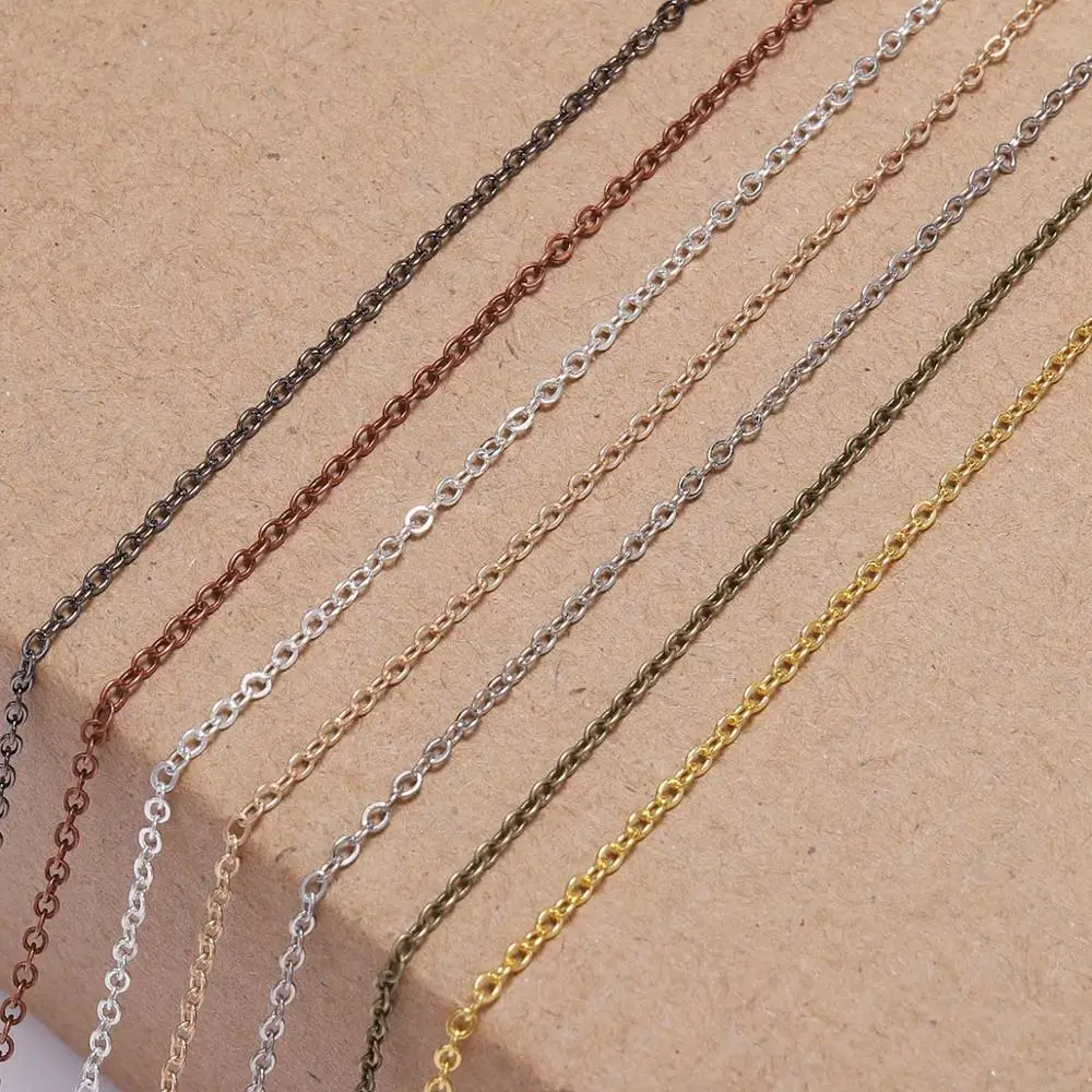 5 m/lot Gold/Bronze Plated Necklace Chain For Jewelry Making Findings DIY Necklace Chains Materials Handmade Supplies thumbnail 4