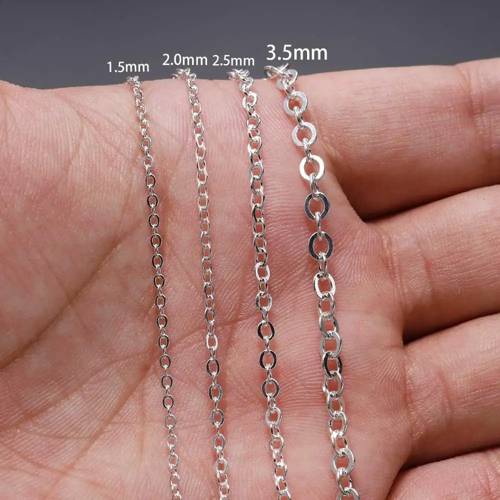 5 m/lot Gold/Bronze Plated Necklace Chain For Jewelry Making Findings DIY Necklace Chains Materials Handmade Supplies thumbnail 5