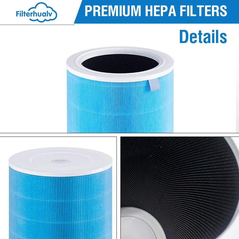 Air Filter For Xiaomi Air Purifier Mi 1 2 2S 2C 2H 3 3C 3H Air Purifier H13 Carbon HEPA Filter Anti Bacteria Formaldehyde thumbnail 5