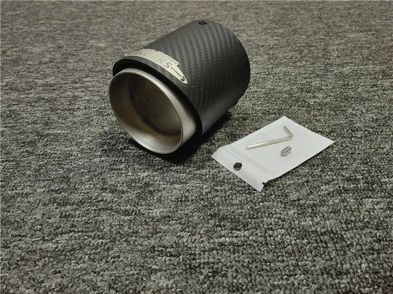1 Piece Universal Carbon Mini Cooper 85mm / 72mm Exhaust Tips For R55 R56 R57 R58 R59 R60 R61 F54 F56 F57 F60 JCW Muffler Pipes thumbnail 2