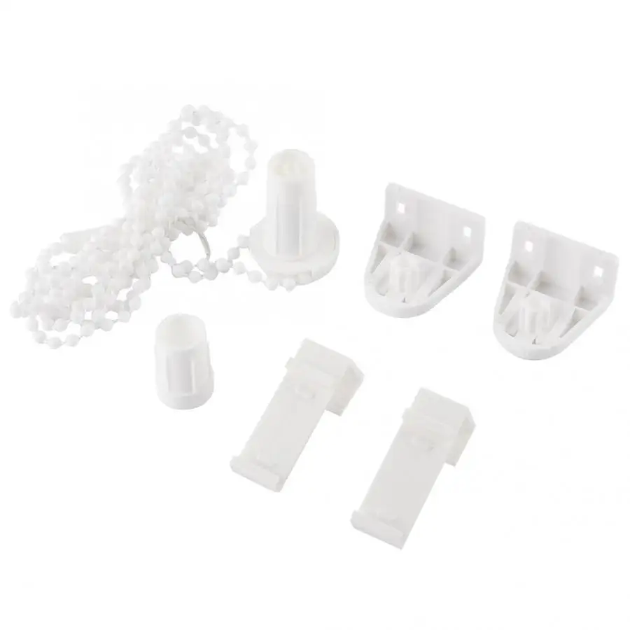 Smart Home 17mm Roller Blind Shade Bracket Side Pulley Chain Repair Fitting Kit Window Treatments Curtains made of beads