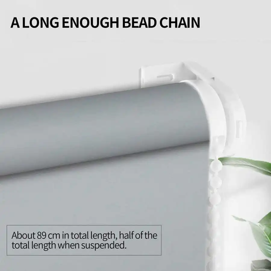 Smart Home 17mm Roller Blind Shade Bracket Side Pulley Chain Repair Fitting Kit Window Treatments Curtains made of beads thumbnail 3