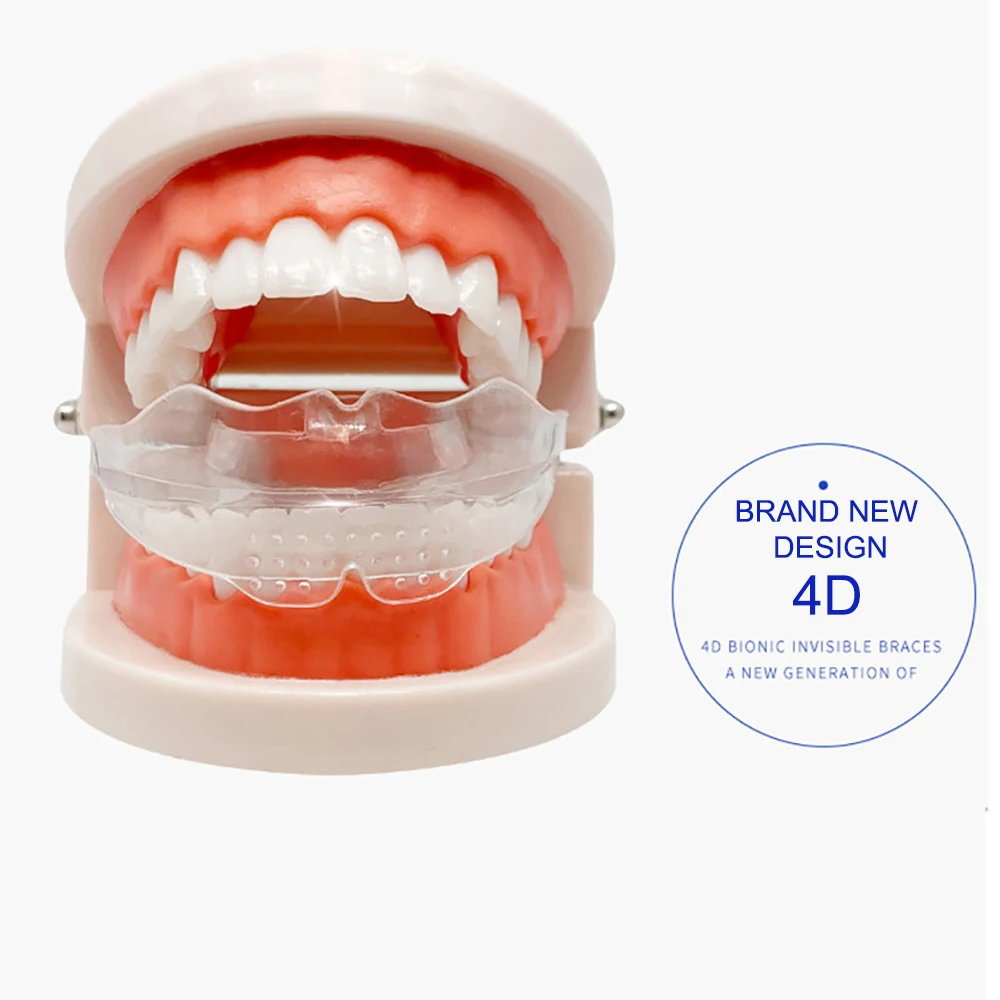 Orthodontic Braces Dental Braces Smile Teeth Alignment Trainer Instanted Silicone Teeth Retainer Mouth Guard Braces Tooth Tray thumbnail 2